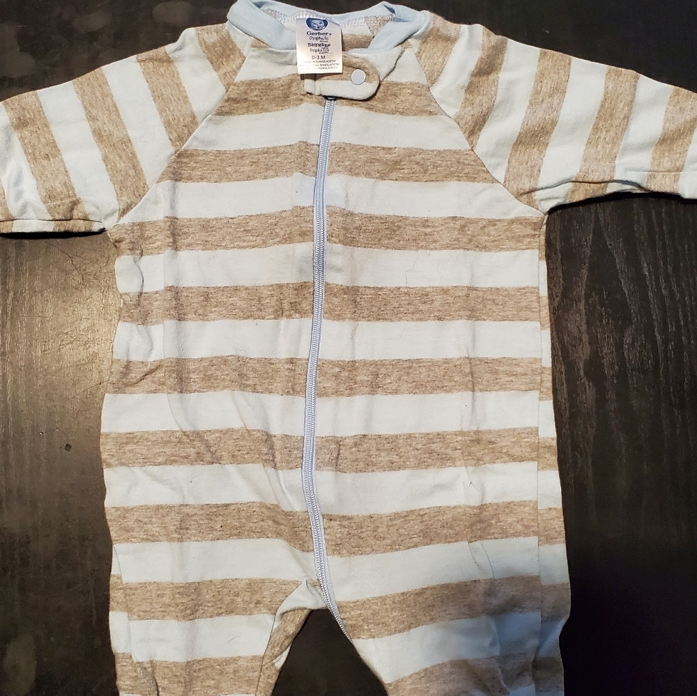 Little Boy Footie PJ's 0-3 months